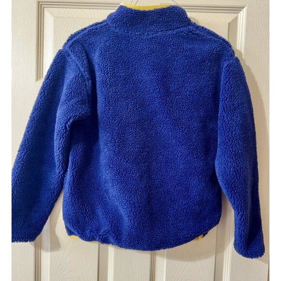 Polo Ralph Lauren High Pile Fluffy Fleece Pullover Zip Girls Large 12-14 Pony - Picture 9 of 9